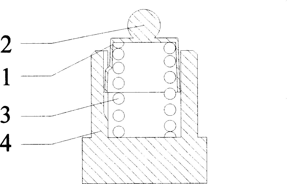 Set in use for turning on and off opening of channel inside valve body