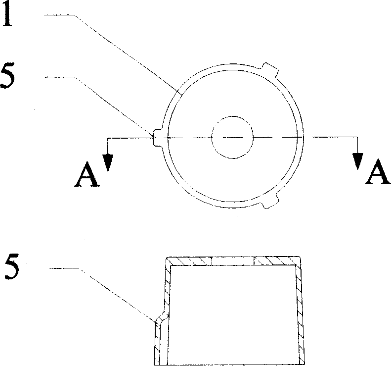 Set in use for turning on and off opening of channel inside valve body