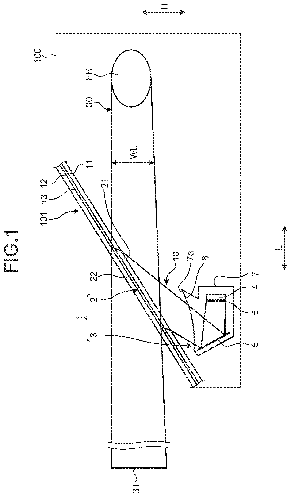 Vehicular display device