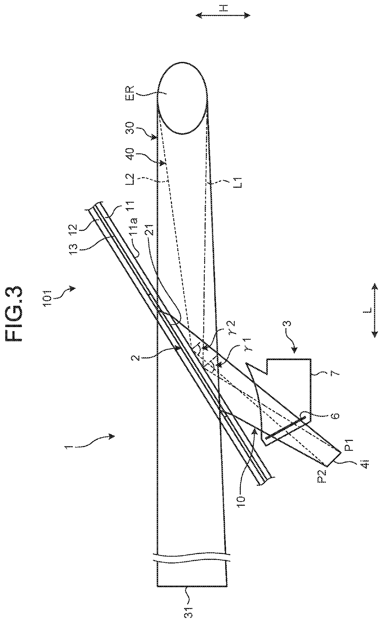 Vehicular display device