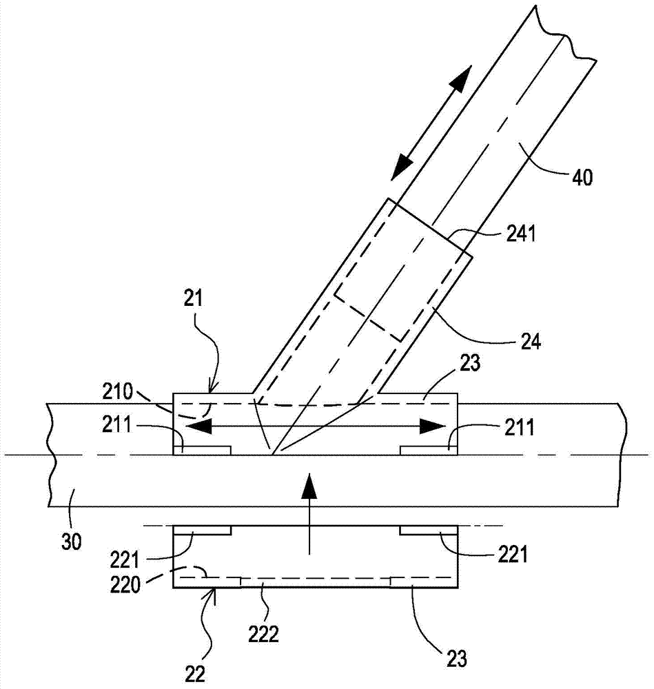 Different material pipe fitting joint structure, joint method and joint of different material pipe fittings