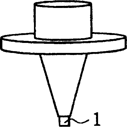 Micro adhesive nozzle and adhesive applying apparatus