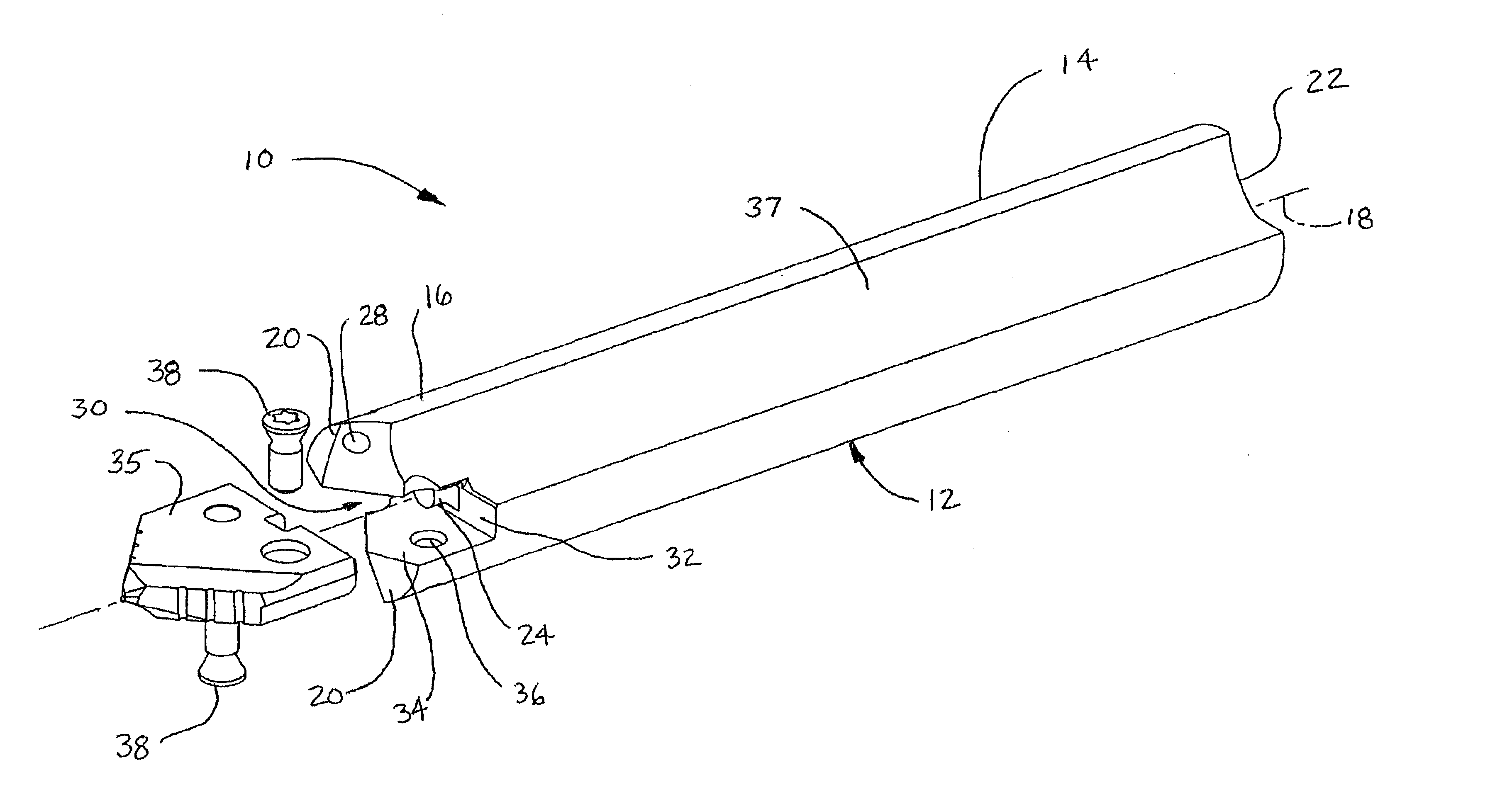 Spot and chamfer drill insert