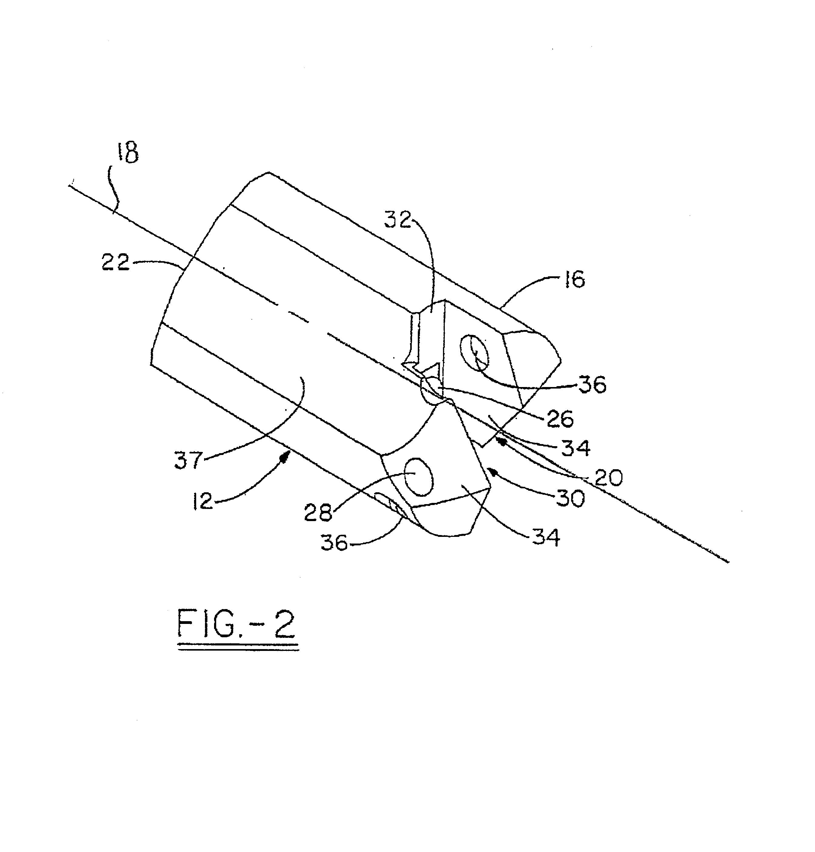 Spot and chamfer drill insert