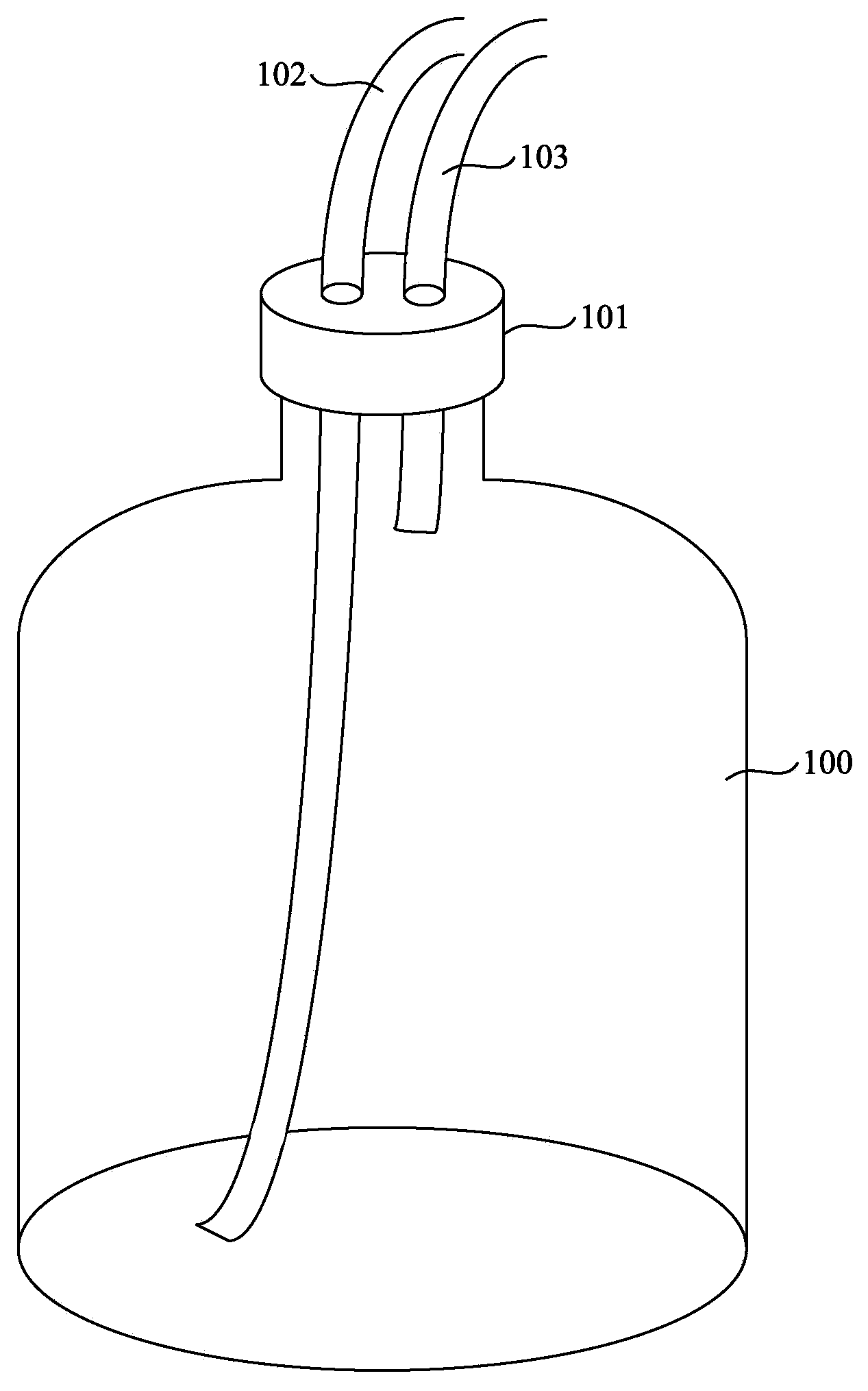 Cap of photoresist bottle and photoresist bottle