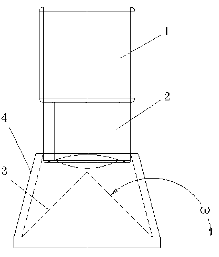 Device and method used for on-line optical measurement of two-dimensional large size of roof battenwall material