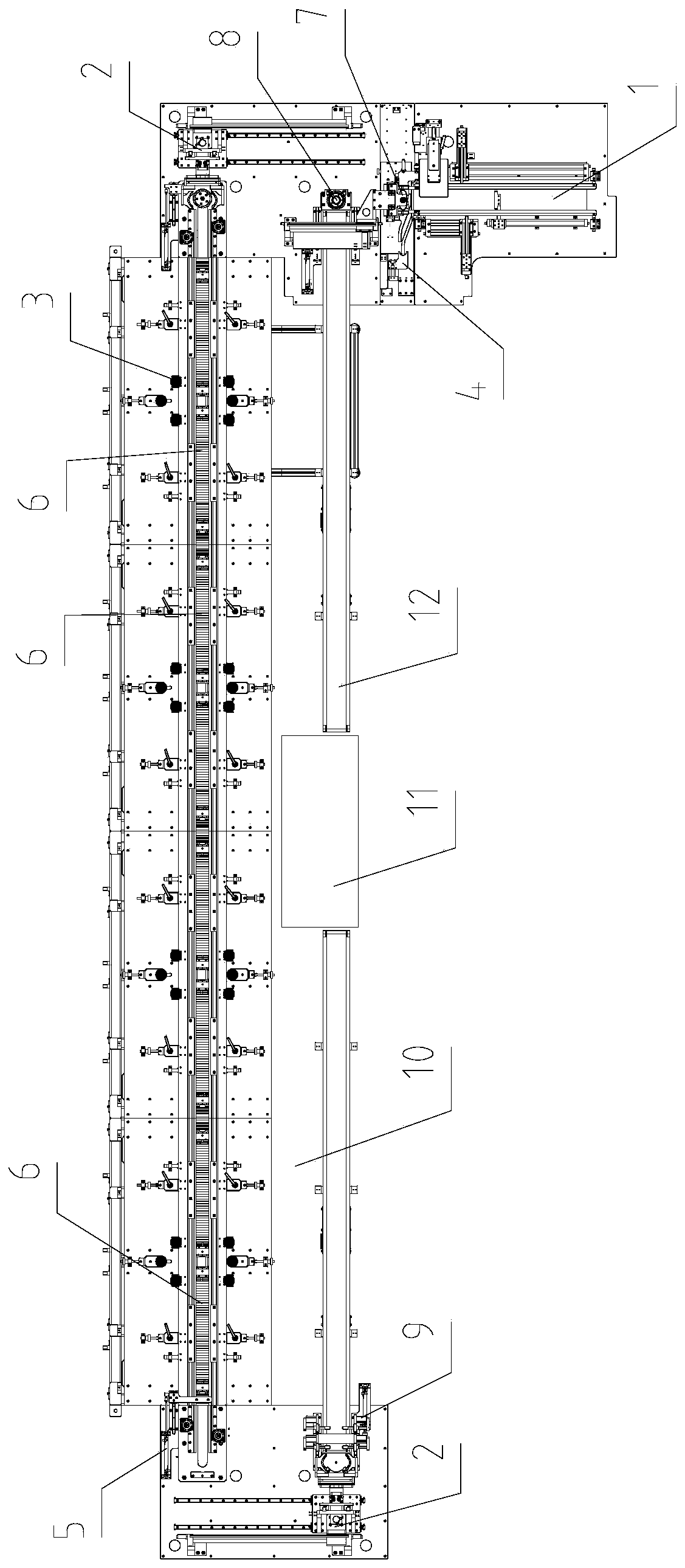 Automatic fiber polishing device