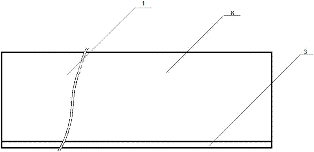 Stone powder pressed hollow plane internal wall plate with big semicircular bulges