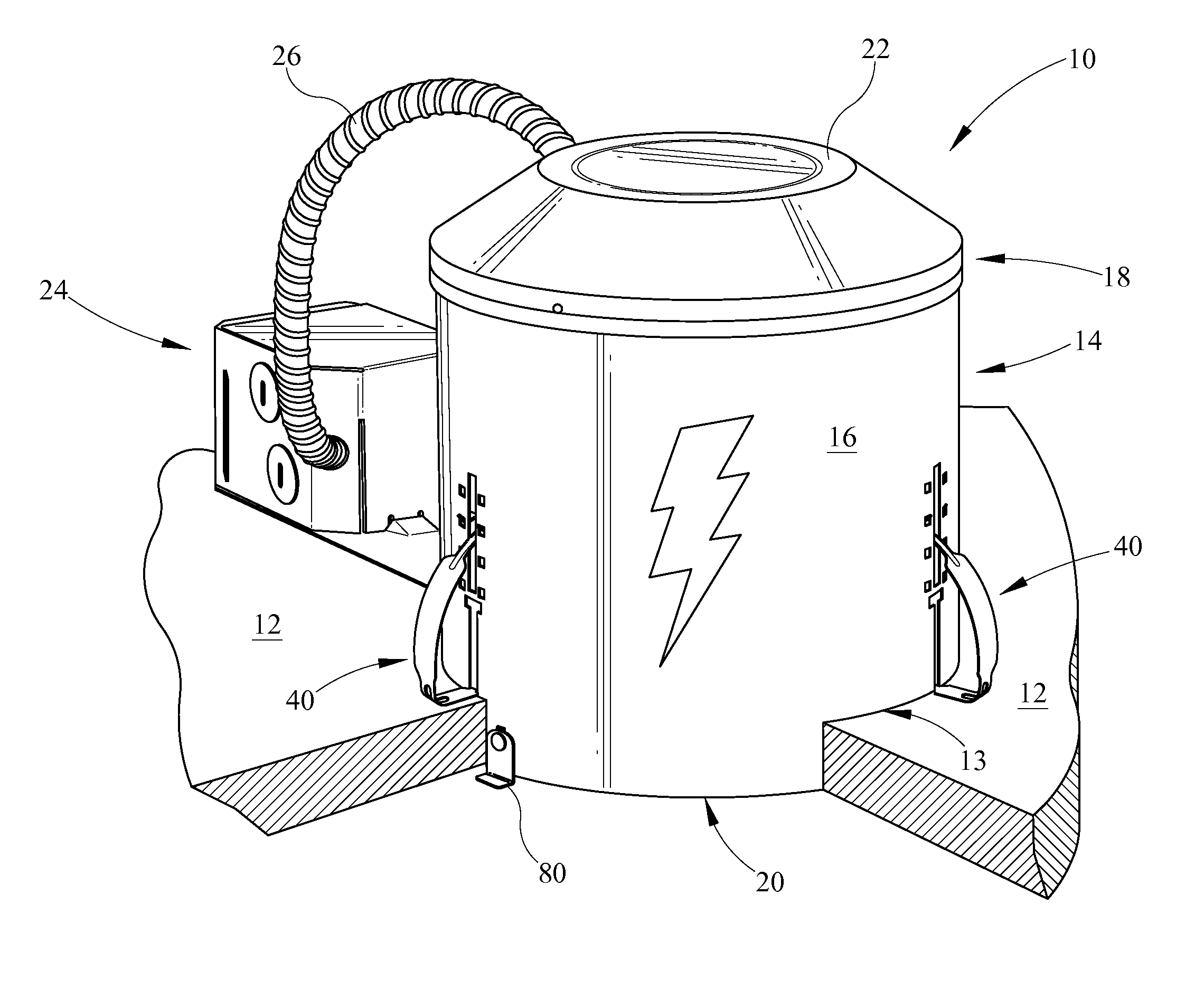 Captive retaining spring