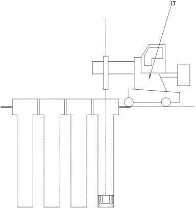 Integrated sewage biological flora treatment device and method for mounting same