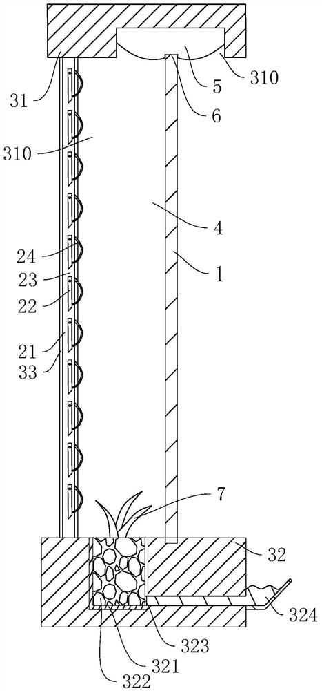 Ventilation type double-layer curtain wall system