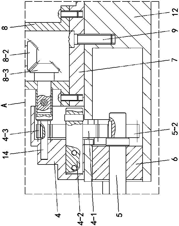 Novel bone lengthening device adopting intramedullary and extramedullary combination and adopting bevel gears