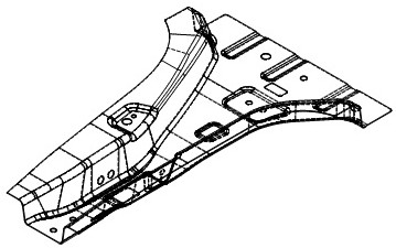 A rapid forming method and forming device for a martensitic steel composite structure