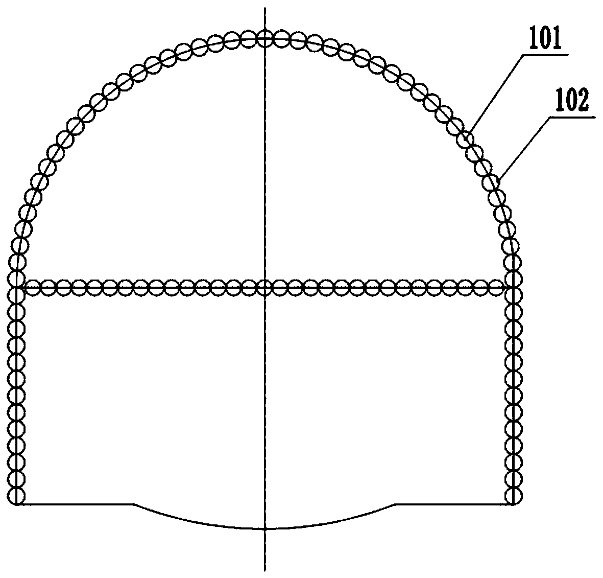 Non-blasting penetration method for tunnel in complex environment