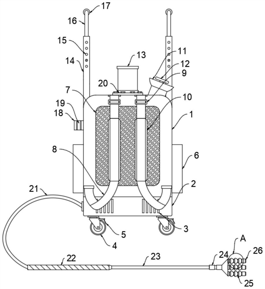 Batching device of biological auxiliary agent for improving yield of rice and shrimps and use method of batching device