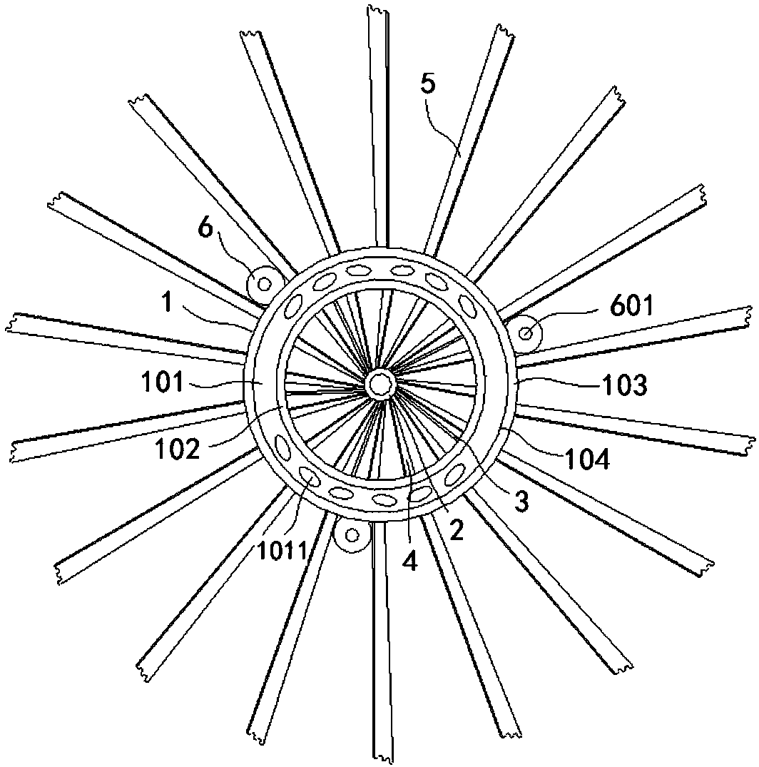 Fan blade assembly of cooling fan