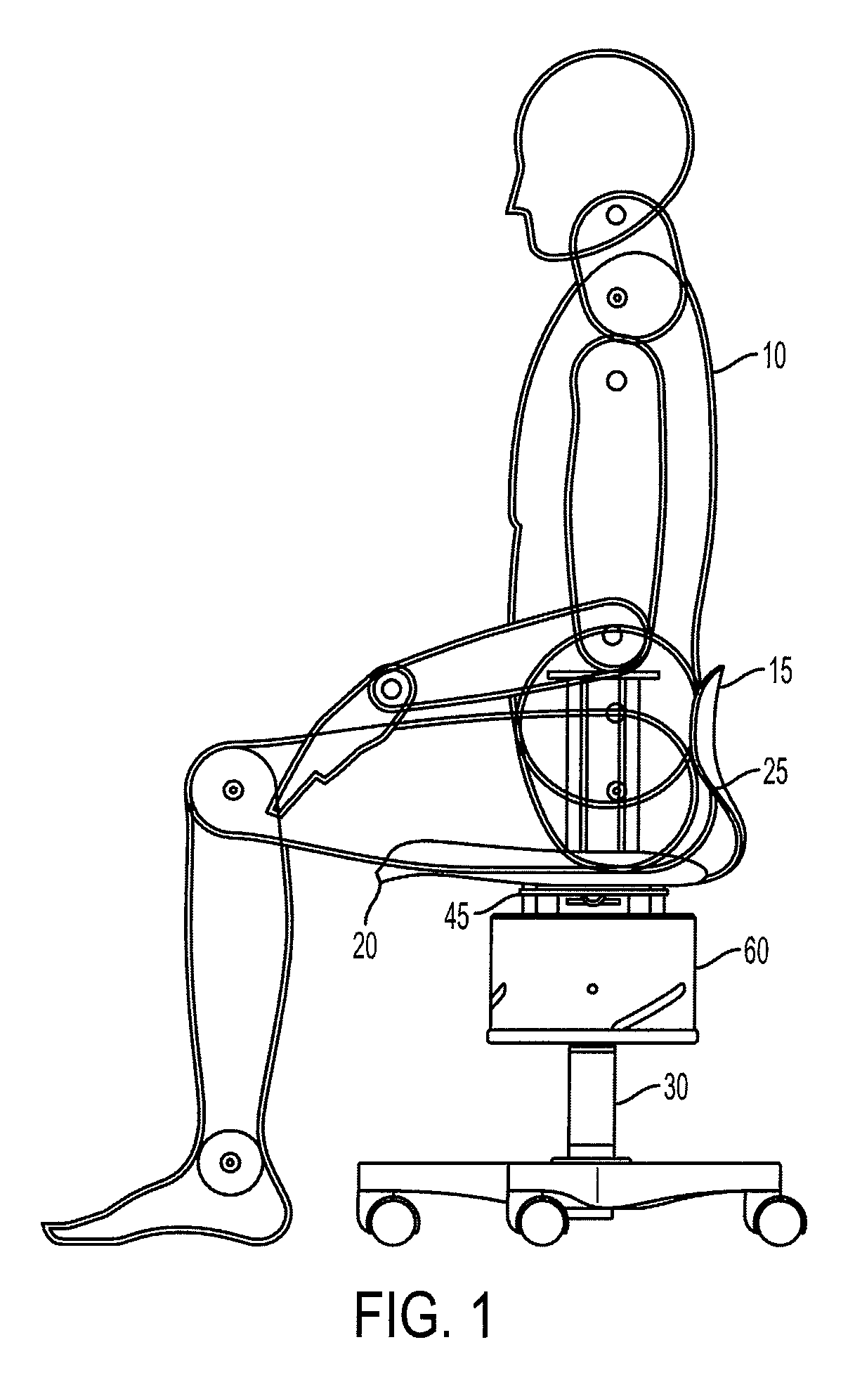 Resistive support mechanism