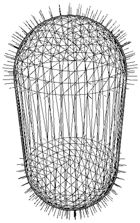 BIM model surface reduction method based on vertex normal angle calculation