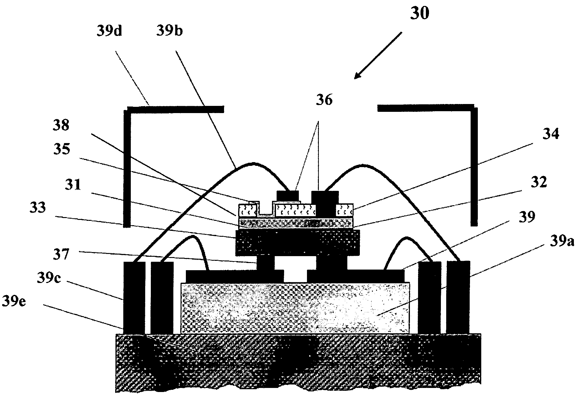 Single-chip monolithic dual-band visible- or solar-blind photodetector