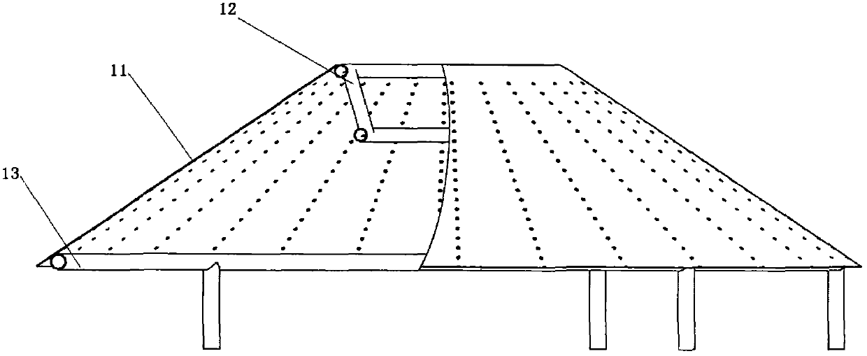 Underwater anti-dragging type fixed detection device