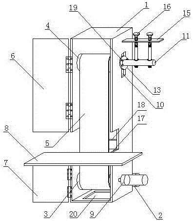 A kind of sanding machine which is convenient for adjusting the tightness of the sanding belt