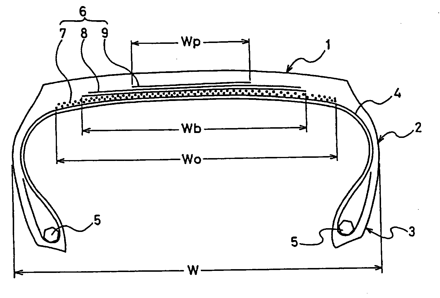 Flat Heavy-Duty Pneumatic Radial Tire and Method of Manufacturing the Same