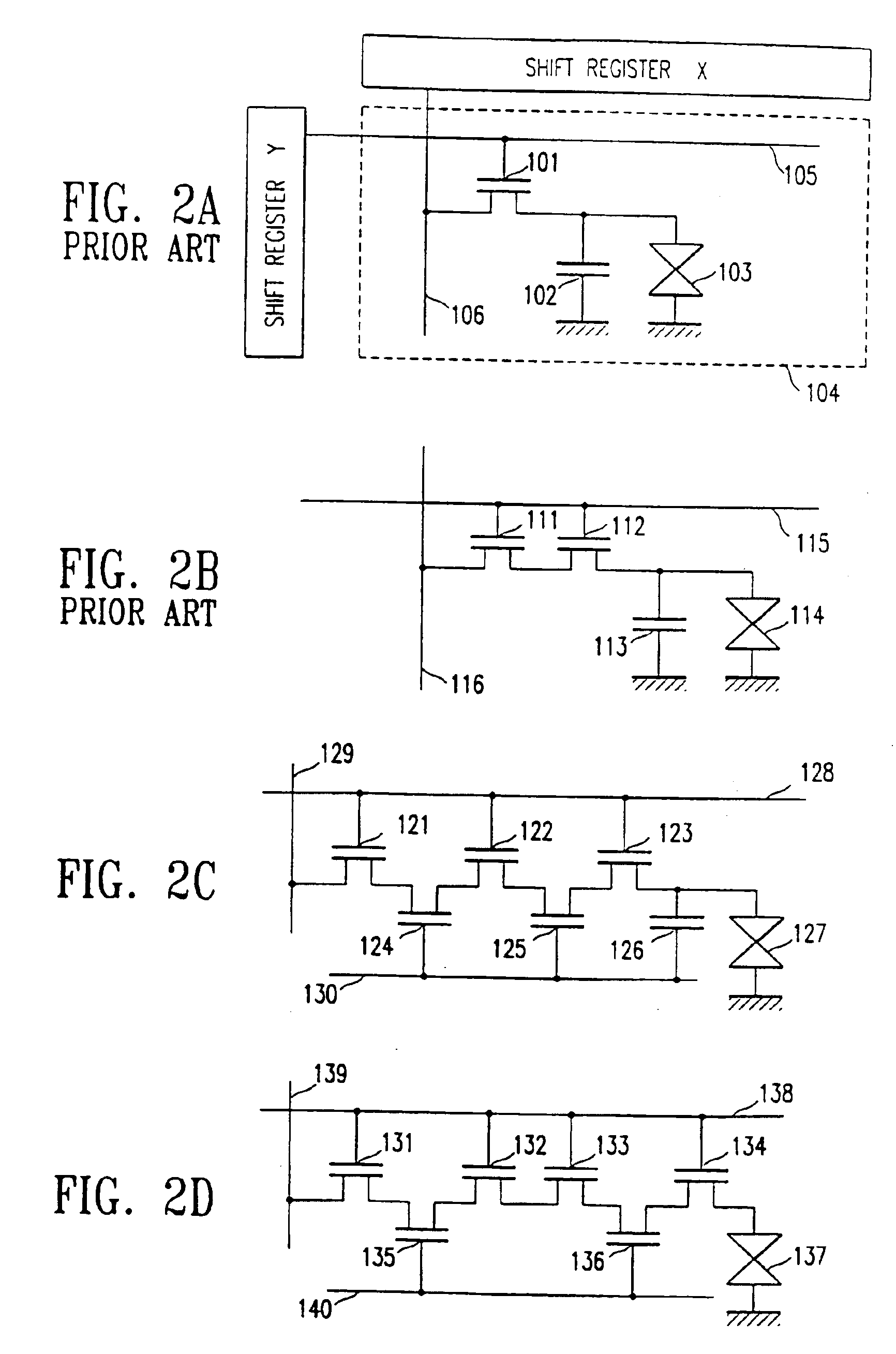 Active matrix display device