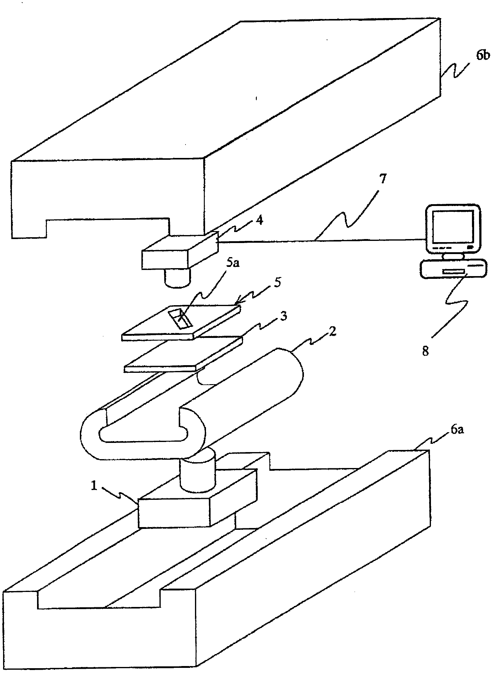 Mobile armrest inspection device of passenger conveyer