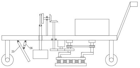 Tamping and trowelling device for building concrete laying