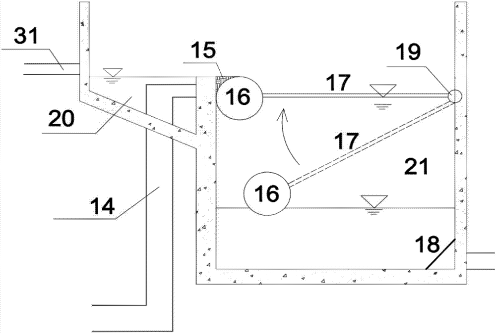 Urban initial surface runoff rainwater collection pretreatment system