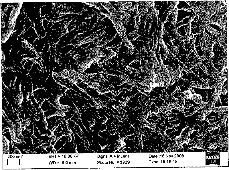 Polyaniline nano-fiber electrode material for super capacitor and preparation method thereof