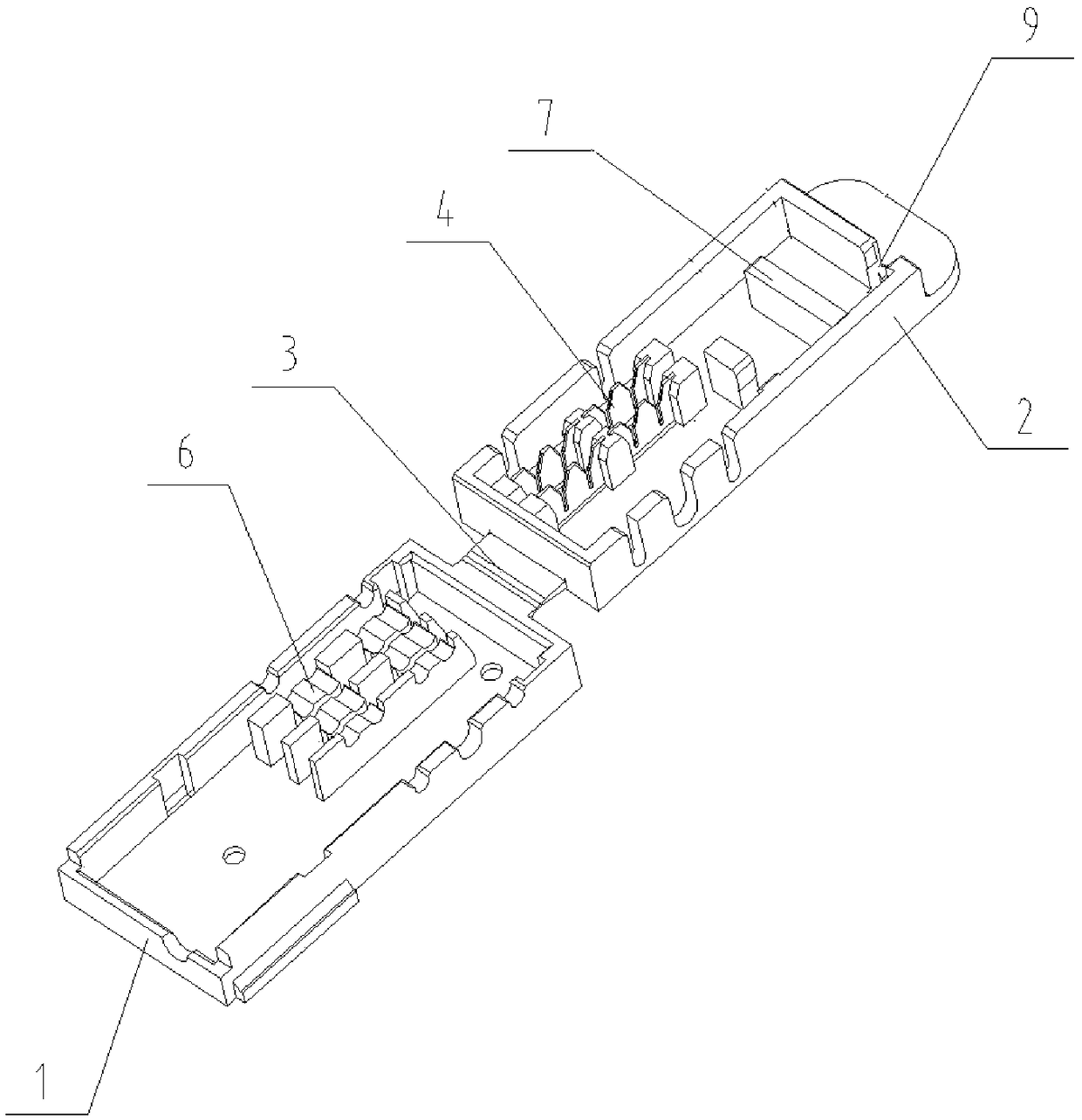 Marking type plastic junction box