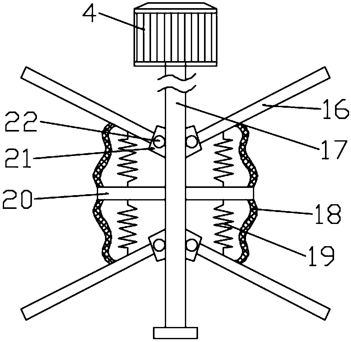 Agricultural planting bactericide spraying device