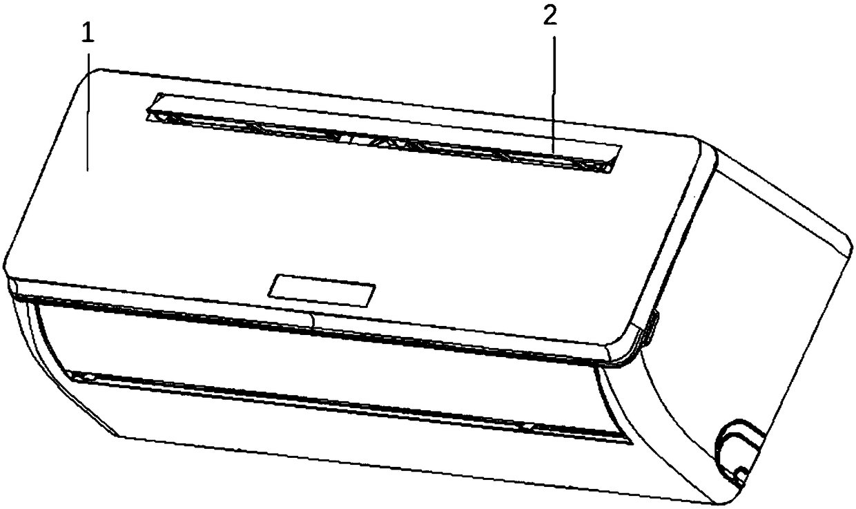 Panel body of air conditioner, air conditioner and air inlet and outlet balancing method of air conditioner