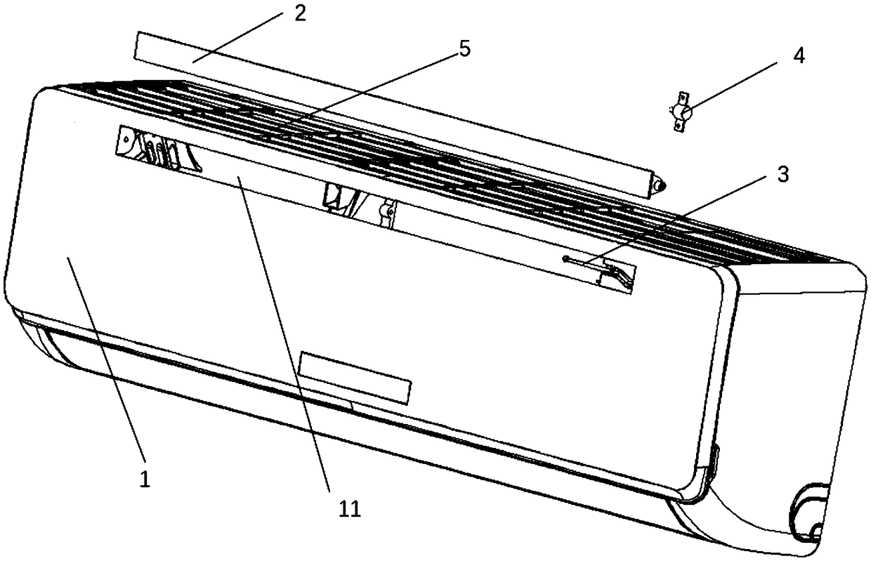 Panel body of air conditioner, air conditioner and air inlet and outlet balancing method of air conditioner