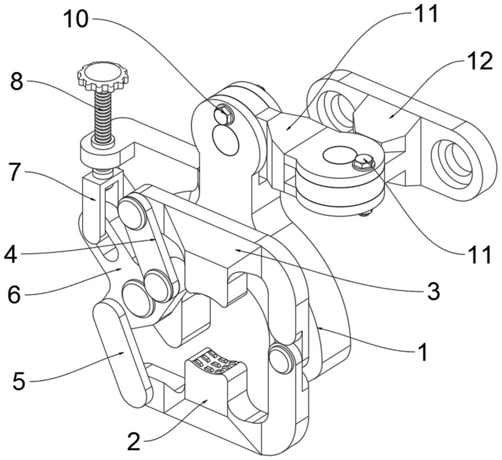 Communication cable wiring auxiliary fixing tool