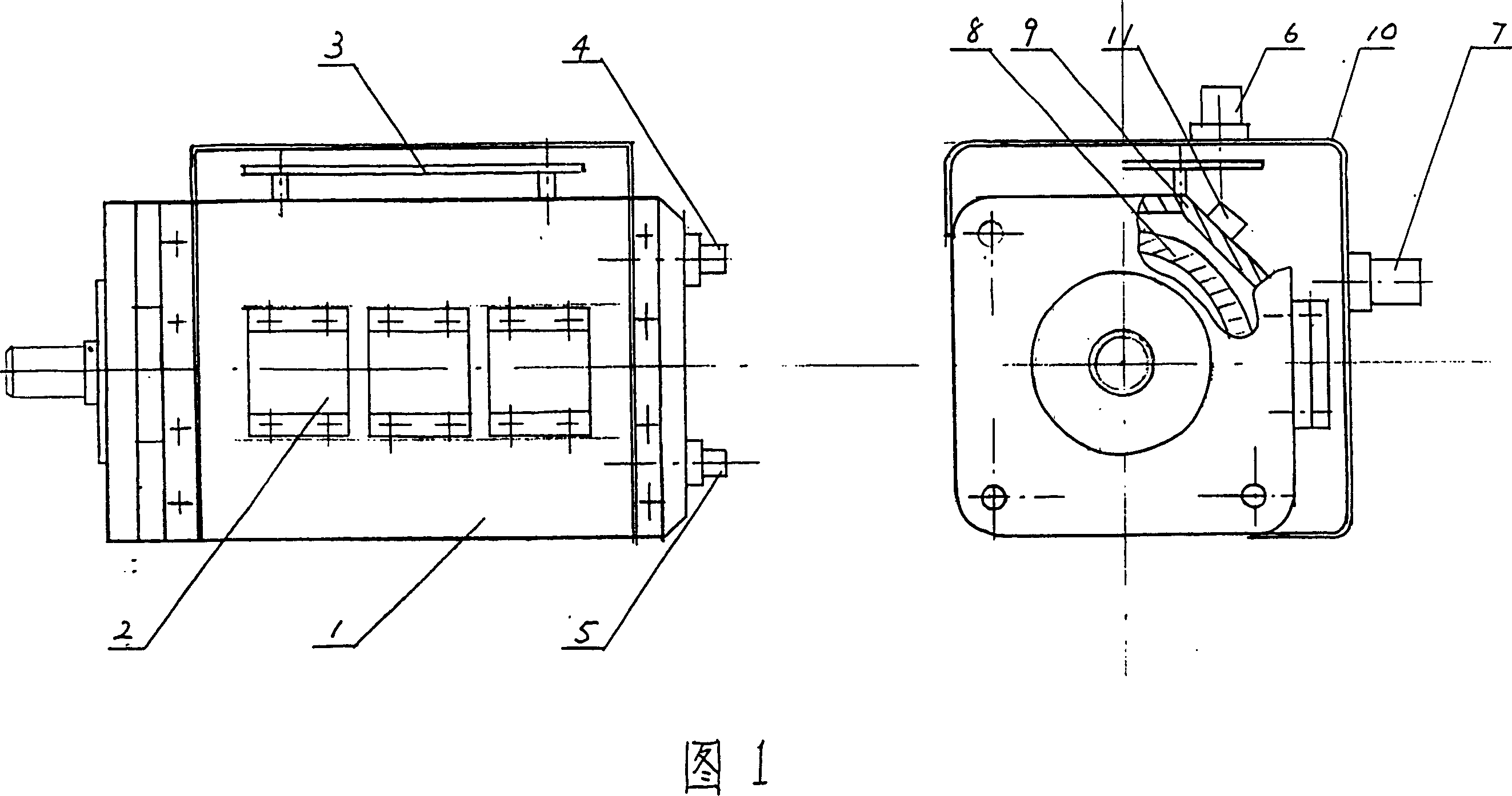 Electromechanical integral power unit of electric vehicle