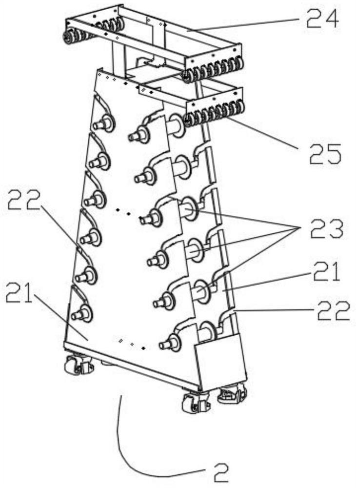 Integrated device suitable for switching, straightening and wire outgoing of various wires