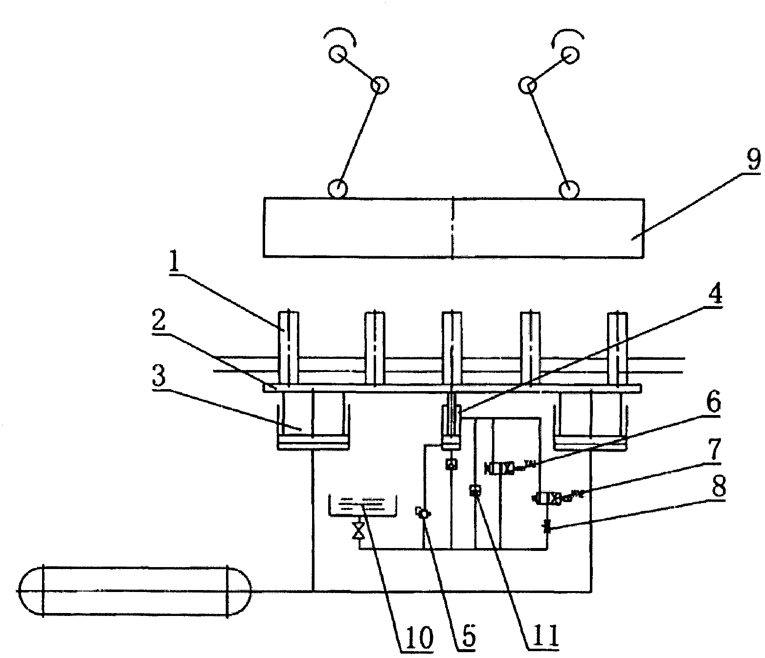 Pressure pad device for pressure machinery