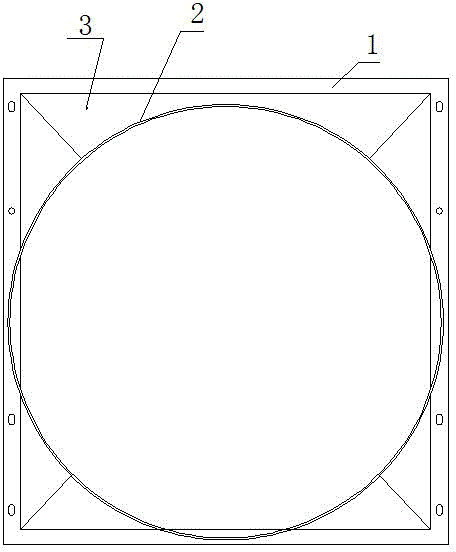 Automobile engine fan cover