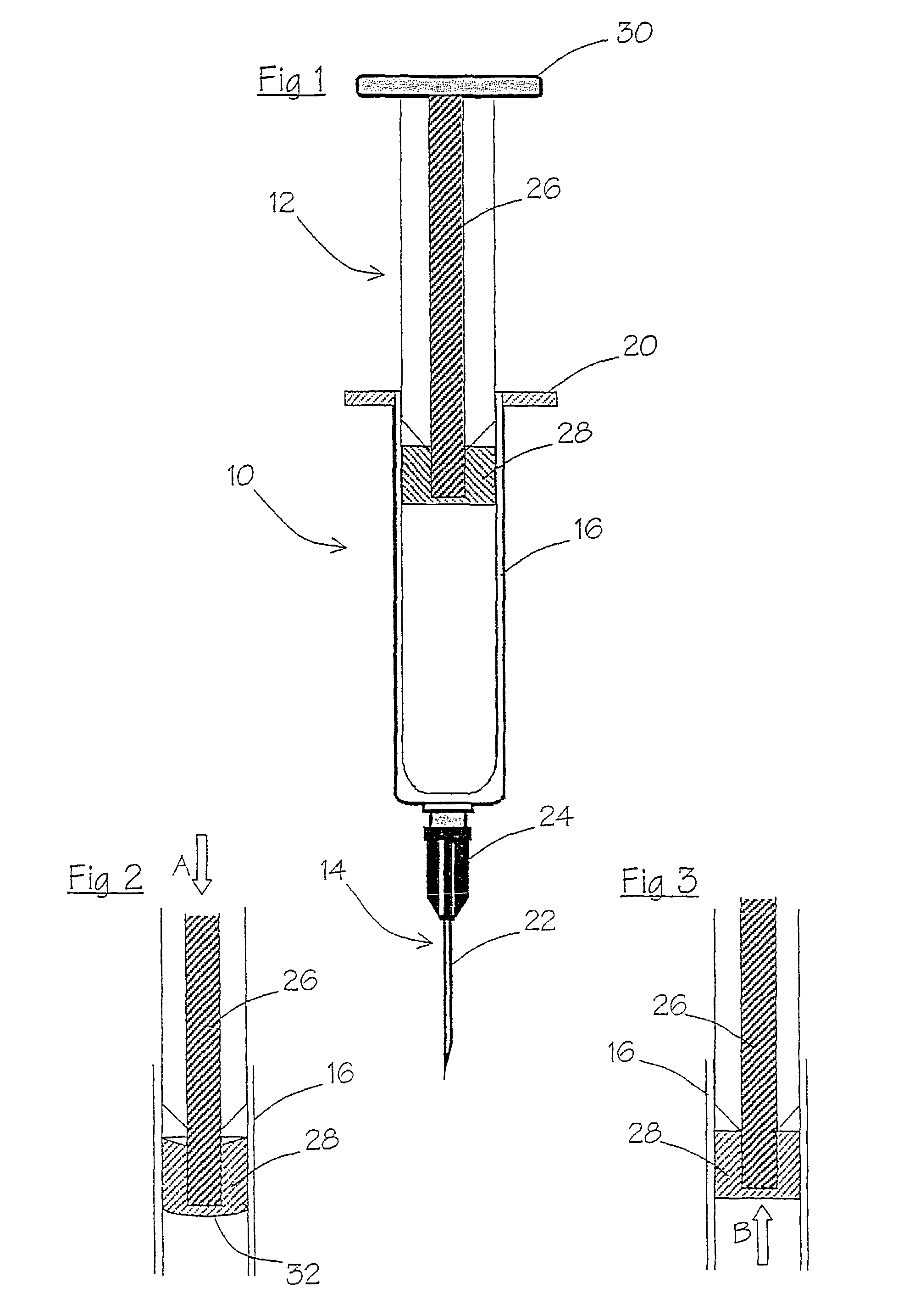 Hypodermic syringe with passive aspiration feature