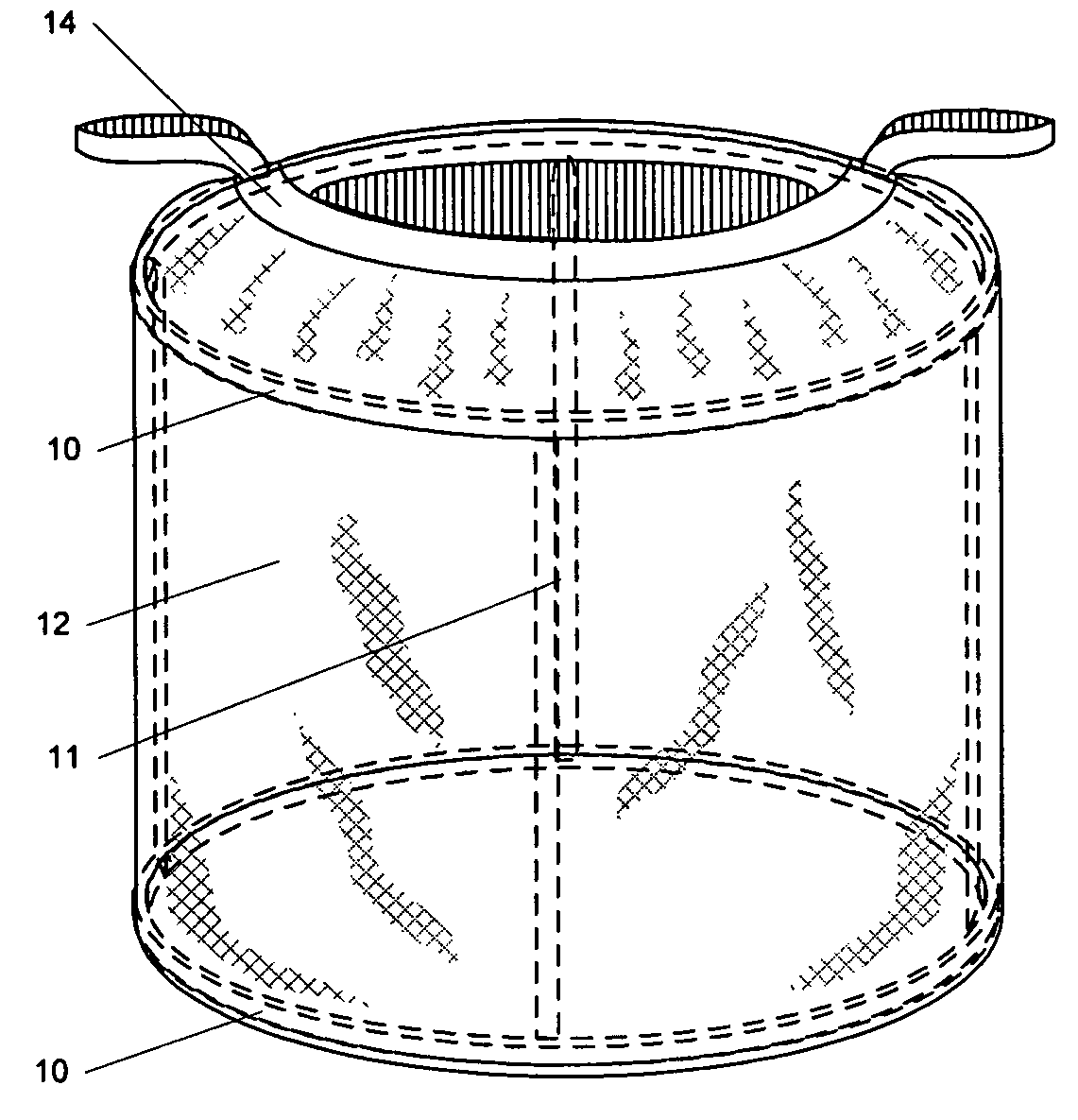 Pop-up disposable bag