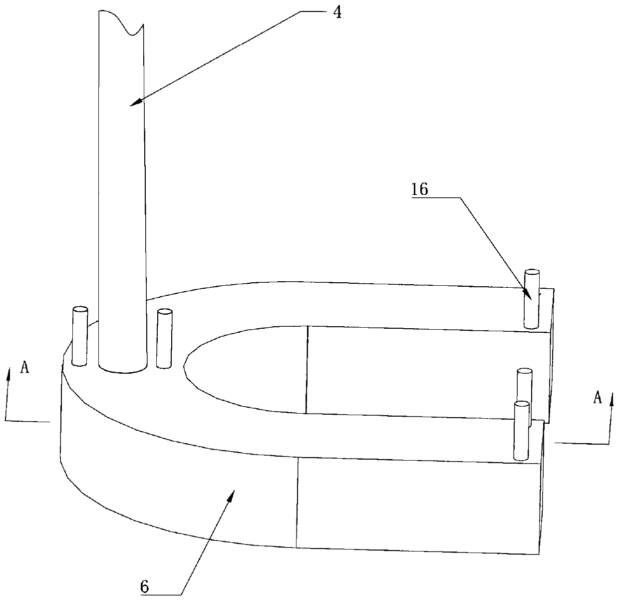 Perineum humid heat compress device for puerpera undergoing childbirth