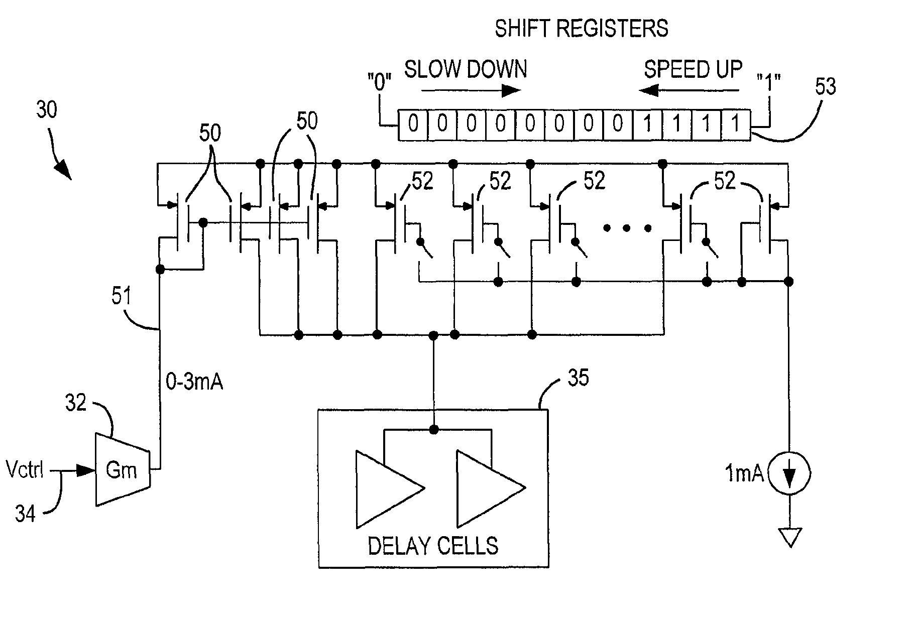 High-frequency low-gain ring VCO for clock-data recovery in high-speed serial interface of a programmable logic device