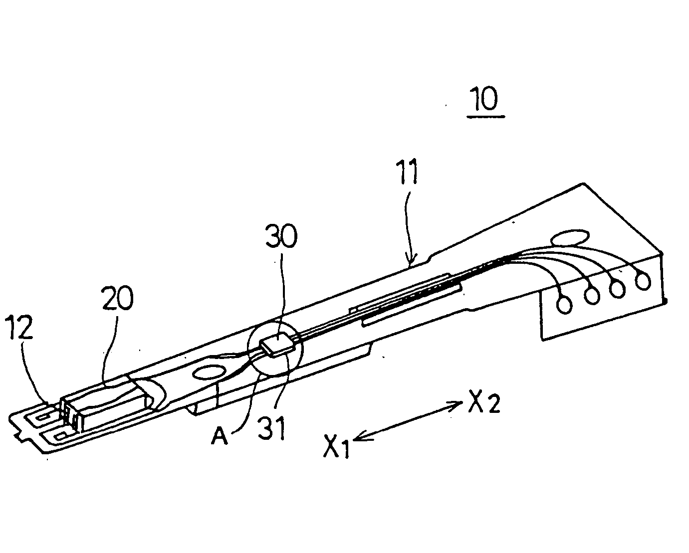 Head assembly, disk unit, and bonding method and apparatus