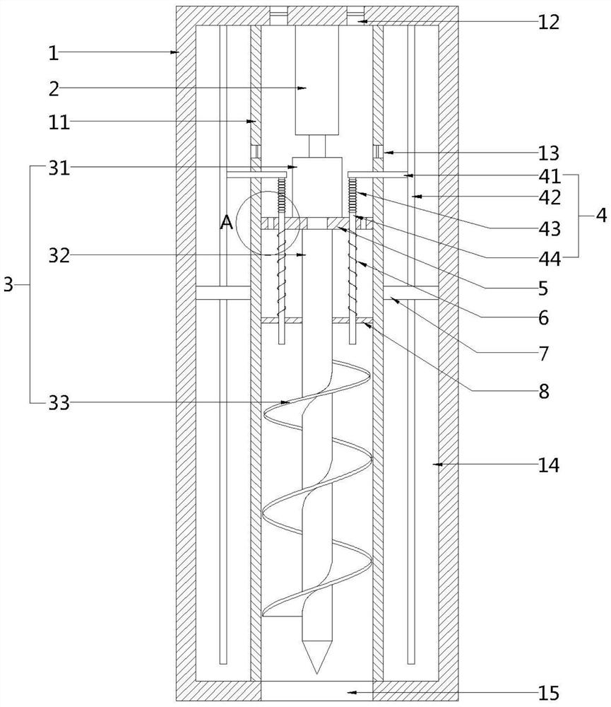 Soil remediation device based on flowering plant planting