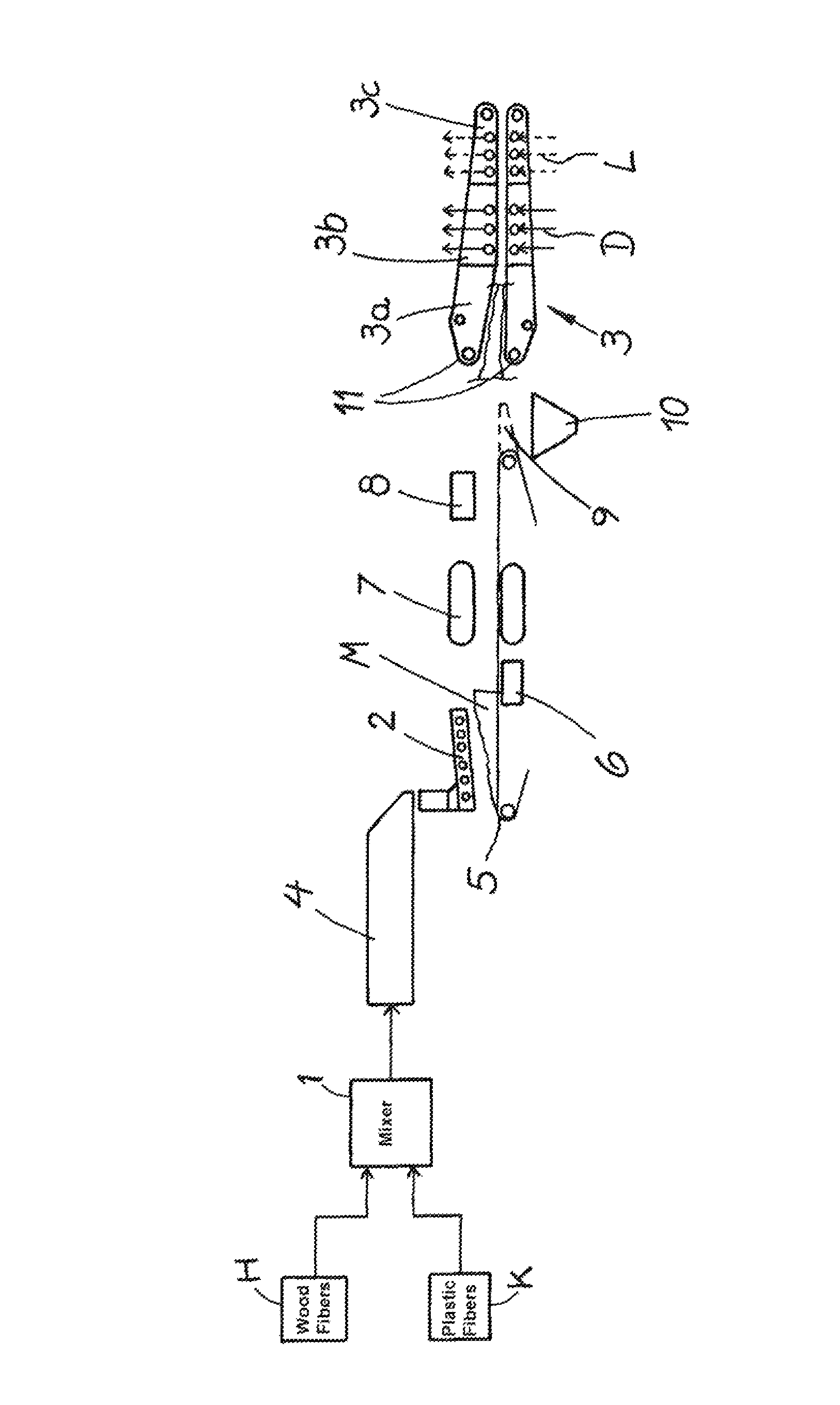 Method for manufacturing wood fiber insulating boards