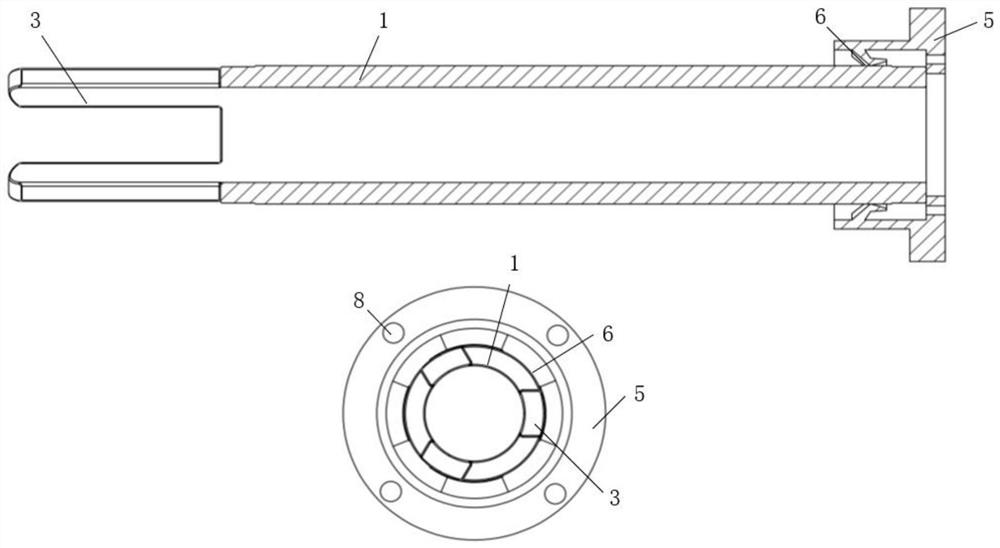 Clamping device based on tubular IPMC drive