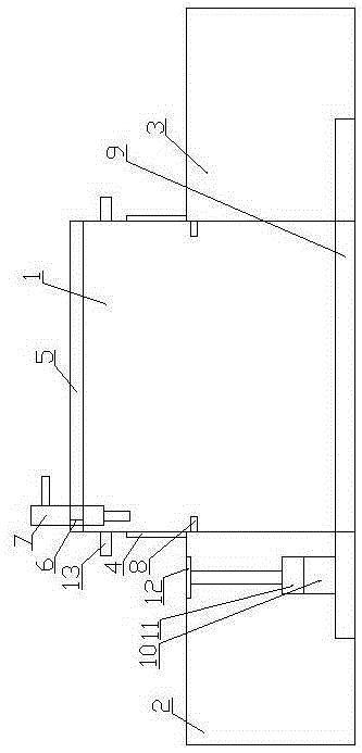 Paint spraying device for plates of automobile driving cab