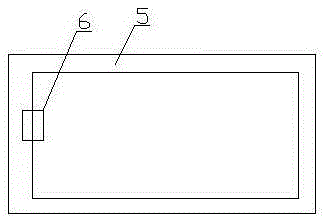 Paint spraying device for plates of automobile driving cab